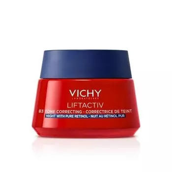 Vichy, Liftactiv B3 с ретинолом и ниацинамидом, ночной крем, 50 мл