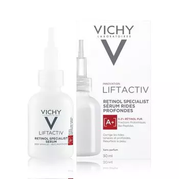 Vichy Liftactiv Retinol Specialist Сыворотка от глубоких морщин 30 мл, White