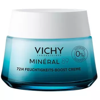 Vichy, Mineral 89 увлажняющий и восстанавливающий крем без отдушек 72ч, 50мл