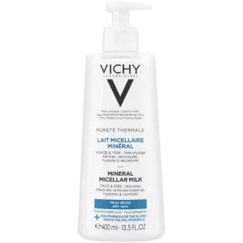 Vichy Purete Thermale Очищающее молочко для сухой кожи, 400 мл