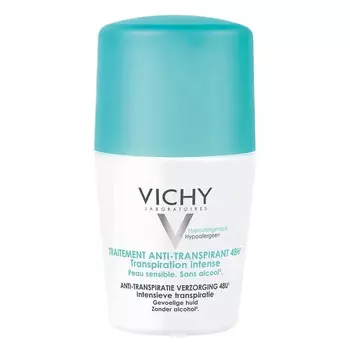 Vichy, Шариковый дезодорант-антиперспирант Traitement Anti-Transpirant 48H, 50 мл