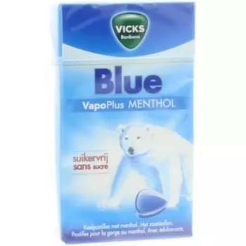 Vicks Blue – Ментол – Без сахара