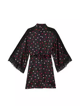 Victoria's Secret Lace Inset Jacquard, чёрный