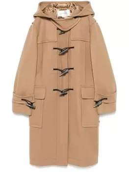 Victoria Beckham дафлкот оверсайз, коричневый