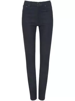 Victoria Beckham джинсы скинни с завышенной талией, синий