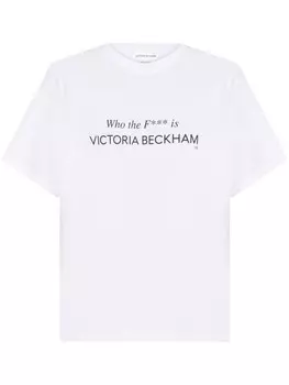 Victoria Beckham футболка Who The F*** Is Victoria Beckham, белый
