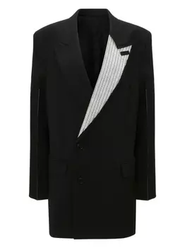 Victoria Beckham короткое платье с поясом, черный