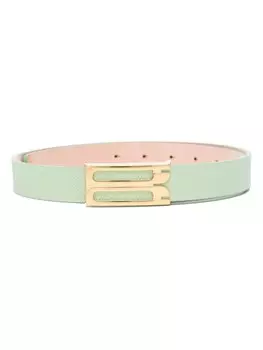 Victoria Beckham кожаный ремень, зеленый