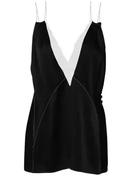 Victoria Beckham кружевной топ, черный