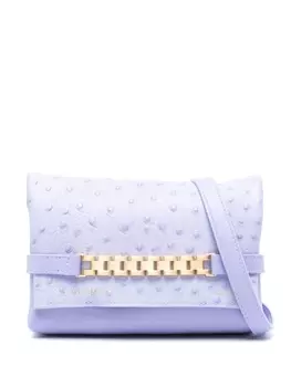 Victoria Beckham мини-сумка через плечо Chain Pouch, фиолетовый