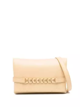 Victoria Beckham мини-сумка через плечо Chain Pouch, нейтральный цвет