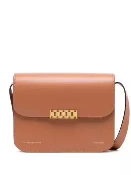 Victoria Beckham мини-сумка на плечо с цепочкой, коричневый