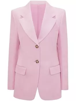Victoria Beckham однобортный блейзер, розовый