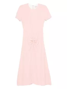Victoria Beckham платье с короткими рукавами, розовый