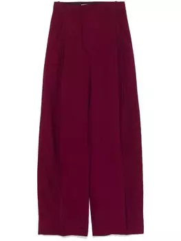 Victoria Beckham плиссированные брюки, фиолетовый
