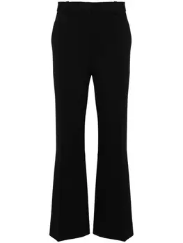 Victoria Beckham расклешенные брюки со швами, черный