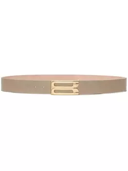Victoria Beckham ремень Jumbo Frame, нейтральный цвет