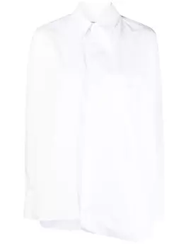 Victoria Beckham рубашка асимметричного кроя, белый