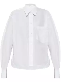 Victoria Beckham рубашка из органического хлопка, белый
