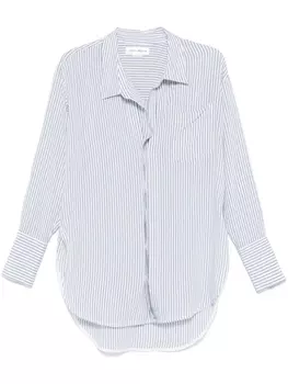 Victoria Beckham рубашка в полоску, синий