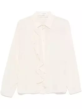 Victoria Beckham шелковая рубашка, белый