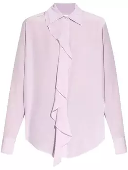 Victoria Beckham шелковая рубашка, фиолетовый