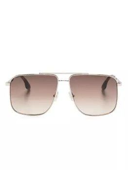 Victoria Beckham солнцезащитные очки-навигаторы, золотистый