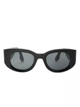 Victoria Beckham солнцезащитные очки в овальной оправе, черный