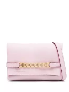 Victoria Beckham сумка через плечо Mini Chain Pouch, розовый