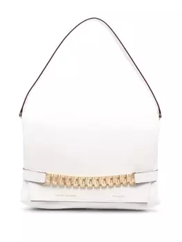 Victoria Beckham сумка на плечо Chain Pouch, белый