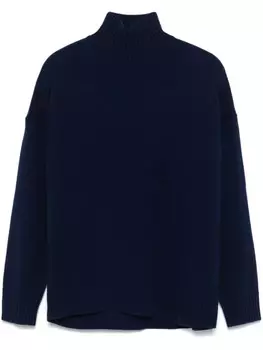 Victoria Beckham свитер с вырезами, синий