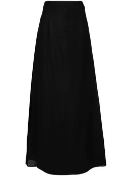 Victoria Beckham юбка макси строгого кроя, черный