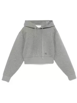 Victoria Beckham укороченное худи, серый