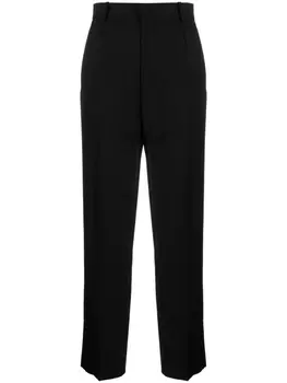 Victoria Beckham укороченные брюки строгого кроя, черный