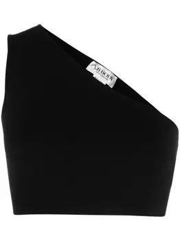 Victoria Beckham укороченный топ на одно плечо, черный