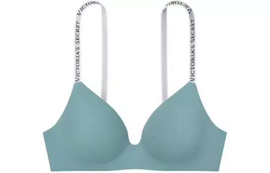 Victoria's Secret Бюстгальтер Xiaobing Cup Series для женщин, цвет Deep Affection, зеленый