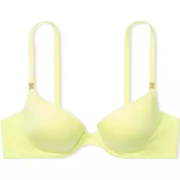 Victoria's Secret Коллекция Icon 5724, комфортный бюстгальтер Icon By Smooth Push Up Demi Bra, женский, желтый