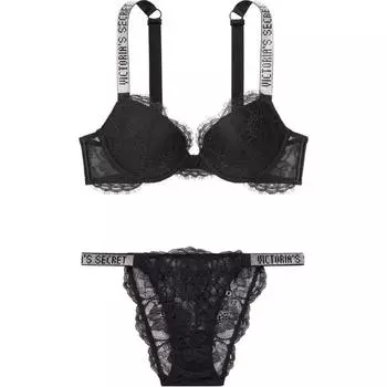Victoria's Secret Комплект нижнего белья женский черный