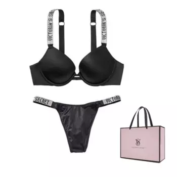 Victoria's Secret Комплект нижнего белья женский черный