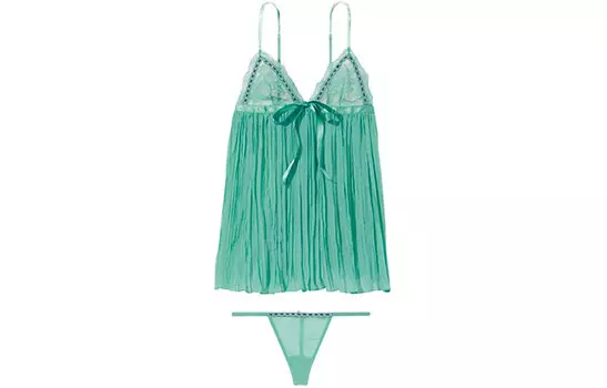 Victoria's Secret Комплект нижнего белья женский бирюзовый