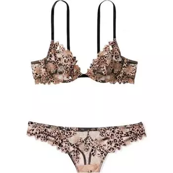Victoria's Secret Комплект нижнего белья женский кофейный