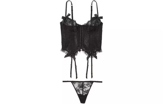 Victoria's Secret Комплект нижнего белья женский черный