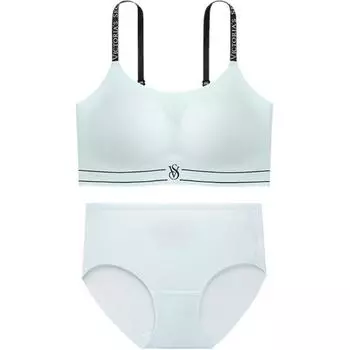 Victoria's Secret Комплект нижнего белья женский светло-голубой