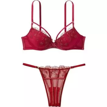Victoria's Secret Комплект нижнего белья женский красный