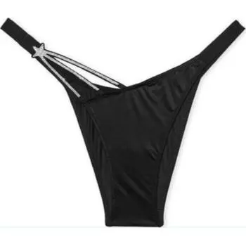 Victoria's Secret Модный показ серии 24 Big Show Collection ОЧЕНЬ СЕКСУАЛЬНЫЕ женские трусы черного цвета