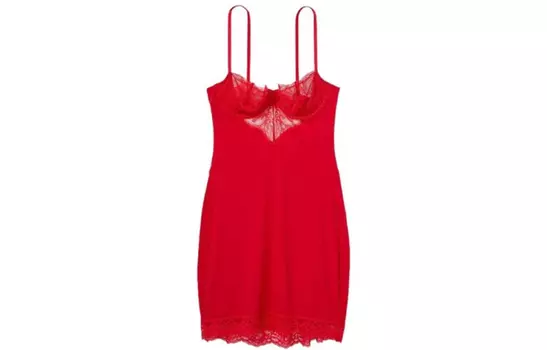 Victoria's Secret Ночная рубашка женская красная
