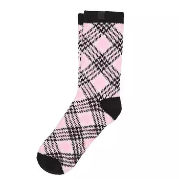 Victoria's Secret Носки до середины голени женские, 1 упаковка, розовые, черные, клетчатые