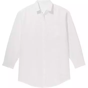 Victoria's Secret PINK Платье-рубашка бойфренда / Белая рубашка женская белая