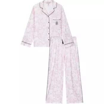 Victoria's Secret Пижамный комплект PINK THE MIX для женщин с розовым сердцем