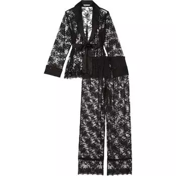 Victoria's Secret Пижамный комплект SEXY KI женский, черный